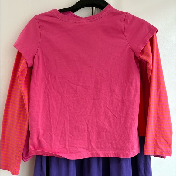 Hanna Andersson Lot of 2 Girl's Dress and top Sz 10 (140)-100% Cotton Boho - Picture 6 of 6